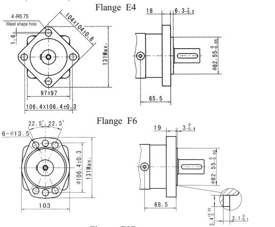 OEM 유효한 낮은 RPM 유압 모터 뻣뻣한 붐 기중기를 위한 직경 30 Mm 갱구