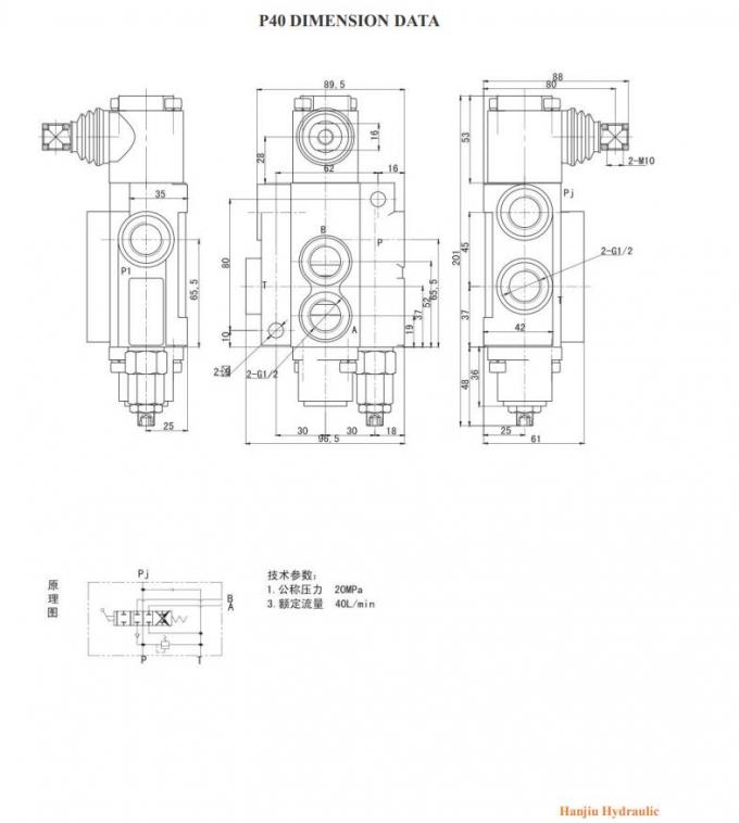 Kubota John Deere 새로운 네덜란드를 위한 작은 무게 방향 제어 벨브