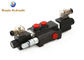 1 Spool 13 GPM 12V DC Hydraulic Monoblock Solenoid Control Valve For Tractor Loader