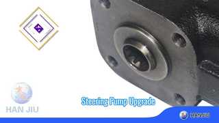 휠 로더 조향 장치