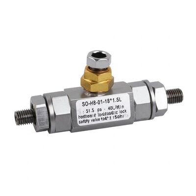 31.5Mpa 40L/Min Two-Way Hydraulic Lock Safety Valve with 18*1.5mm Oil Hole for Directional Control