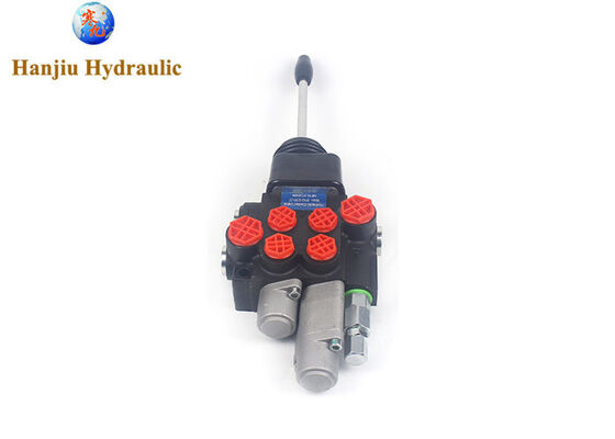 Hydraulic directional control valve joystick valve 2P40 for backhoe loader and mounted loaders with floating function