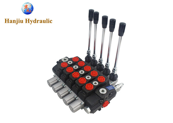 5 뱅크 3 위치 HSSD8 시리즈 수압 구간 밸브 31.5Mpa 80 L/Min 흐름 속도